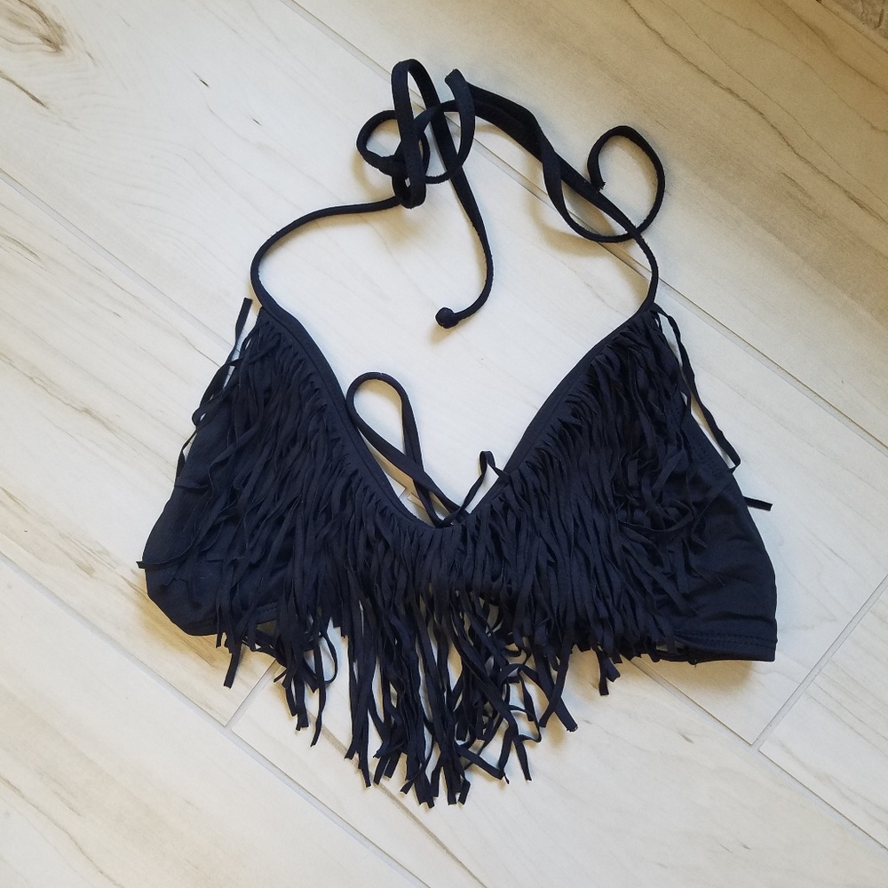 L-Space Fringe Bikini Top